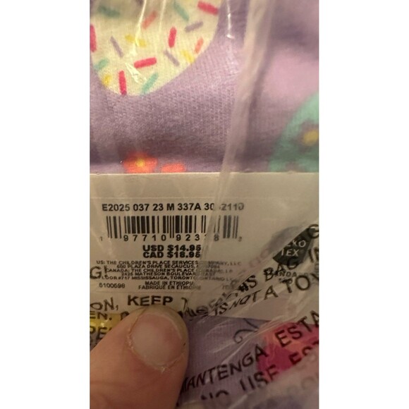 The Children’s Place NWT Spring Easter Dress + Leggings Bundle 7/8 - Picture 6 of 9